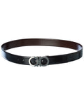 Ferragamo Gancini Reversible & Adjustable Leather Belt