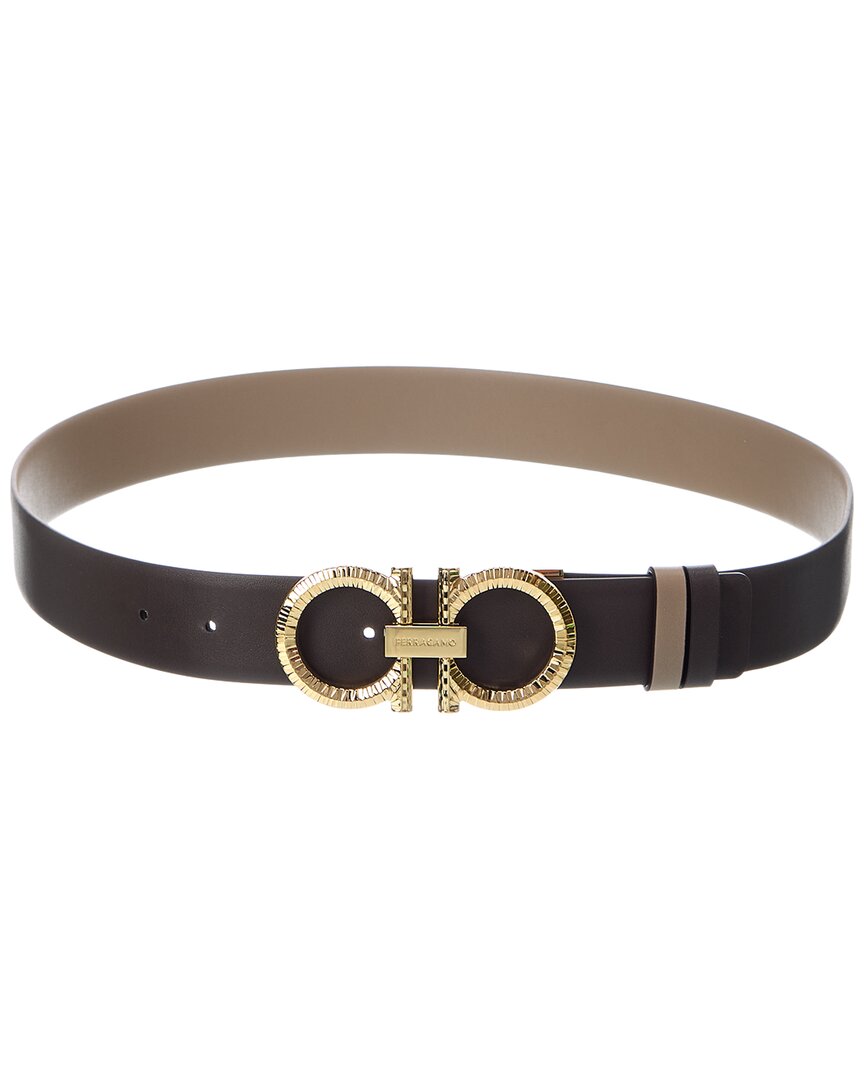 Ferragamo Gancini Reversible Leather Belt