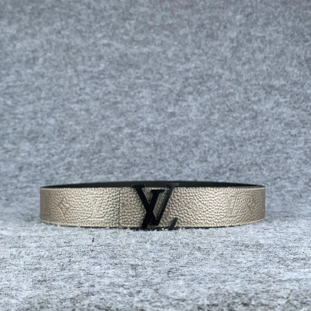 LV Initiales 40mm Reversible Belt ‘Light Grey’