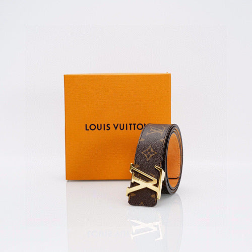 Louis Vuitton Men's Classic Monogram Belt – Iconic LV Buckle