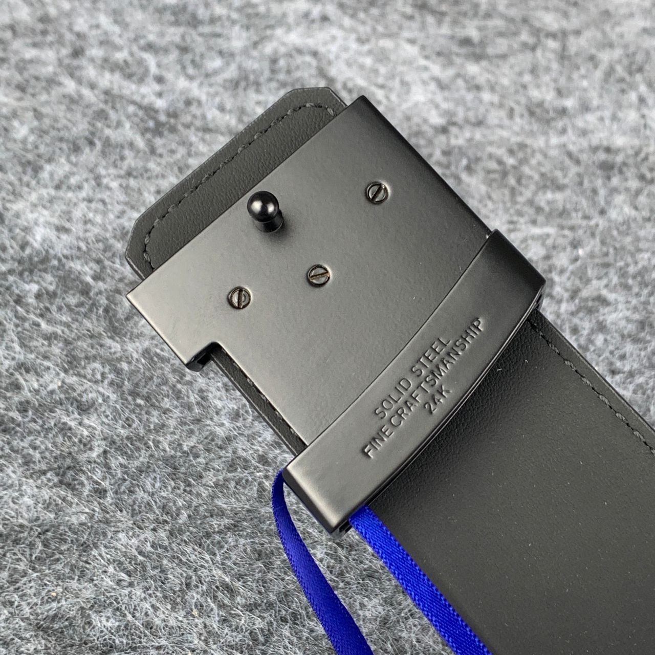 LV Initiales Damier Graphite Belt ‘Black Grey’