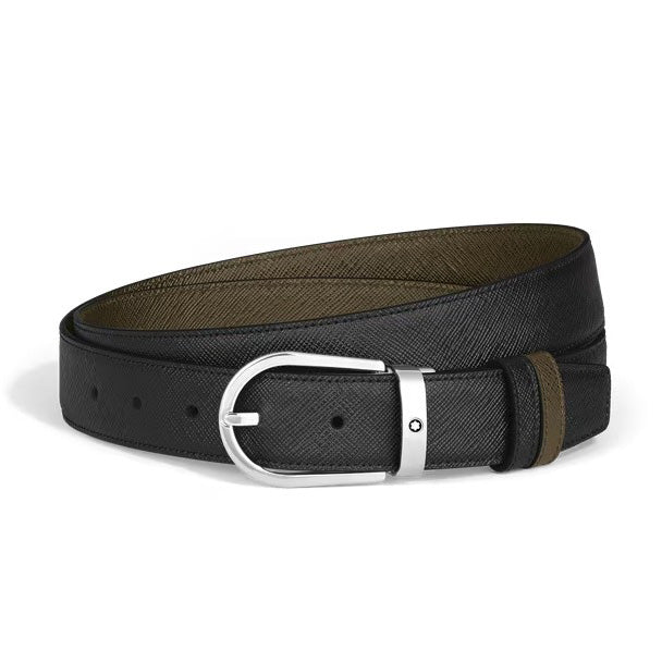 Montblanc reversible belt 30 mm horseshoe leather Sartorial 222141