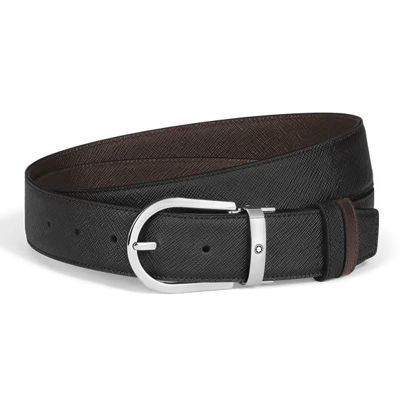 Montblanc reversible belt 35 mm horseshoe leather Sartorial 222145