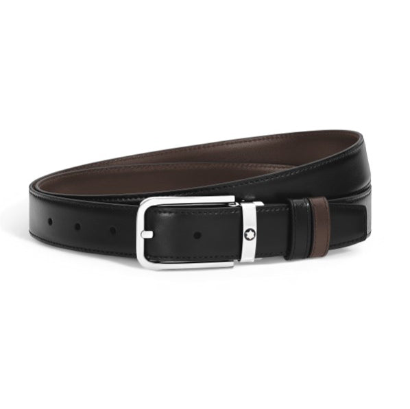 Montblanc reversible belt 30 mm leather Meisterstück rectangular buckle 223405