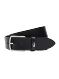 LACOSTE Smooth Leather Belt Black