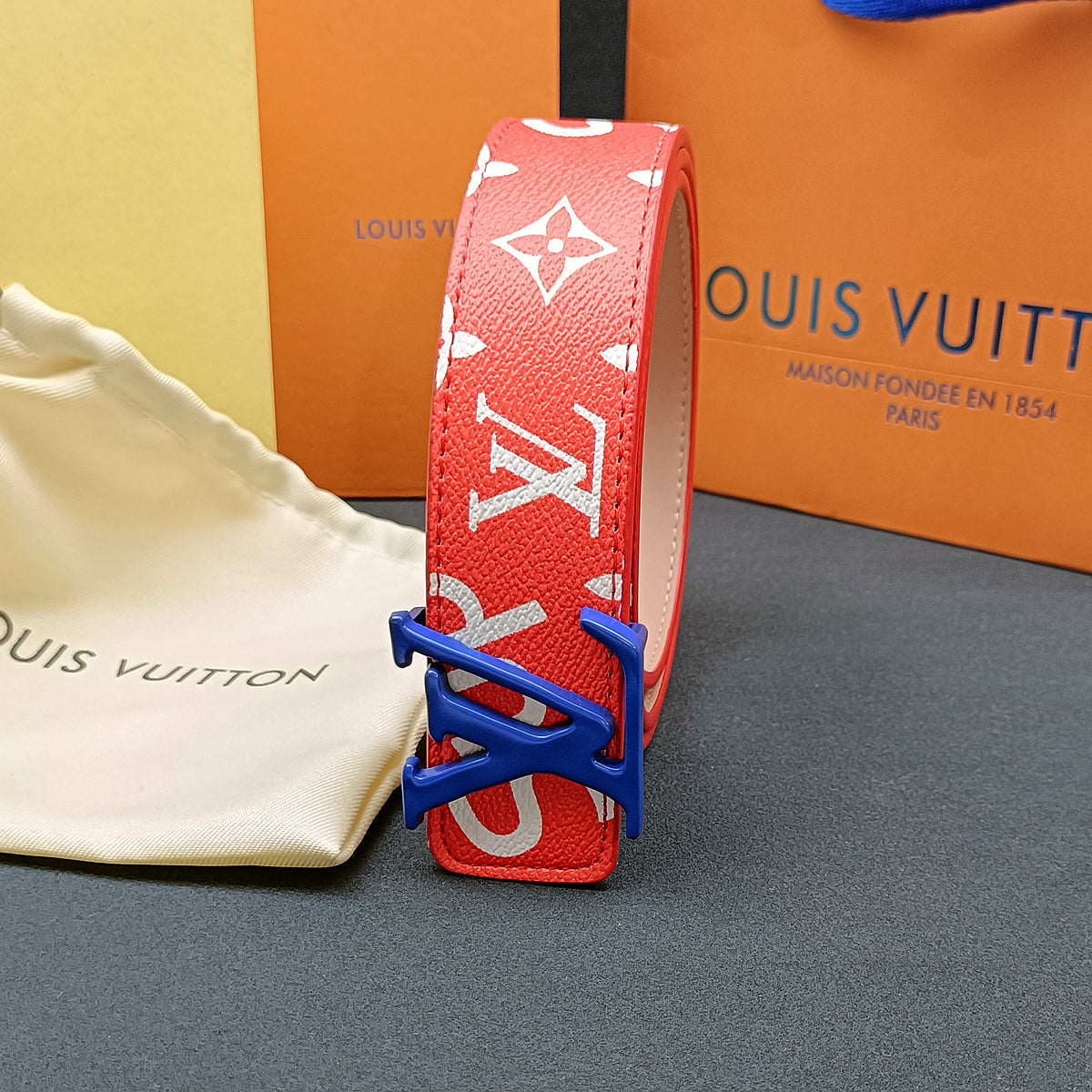 Fashion Colorful Red Love Belt