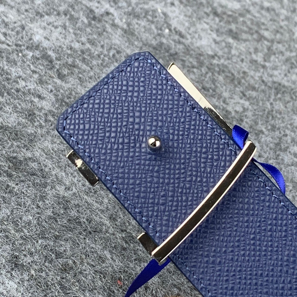 LV Initials 40mm Reversible Belt ‘Blue’