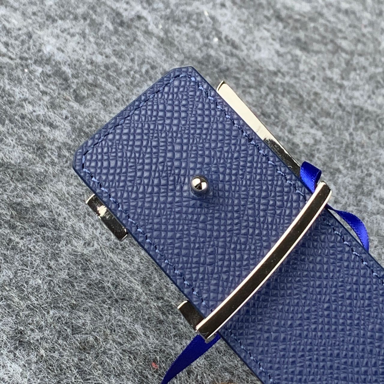 LV Initials 40mm Reversible Belt ‘Blue’