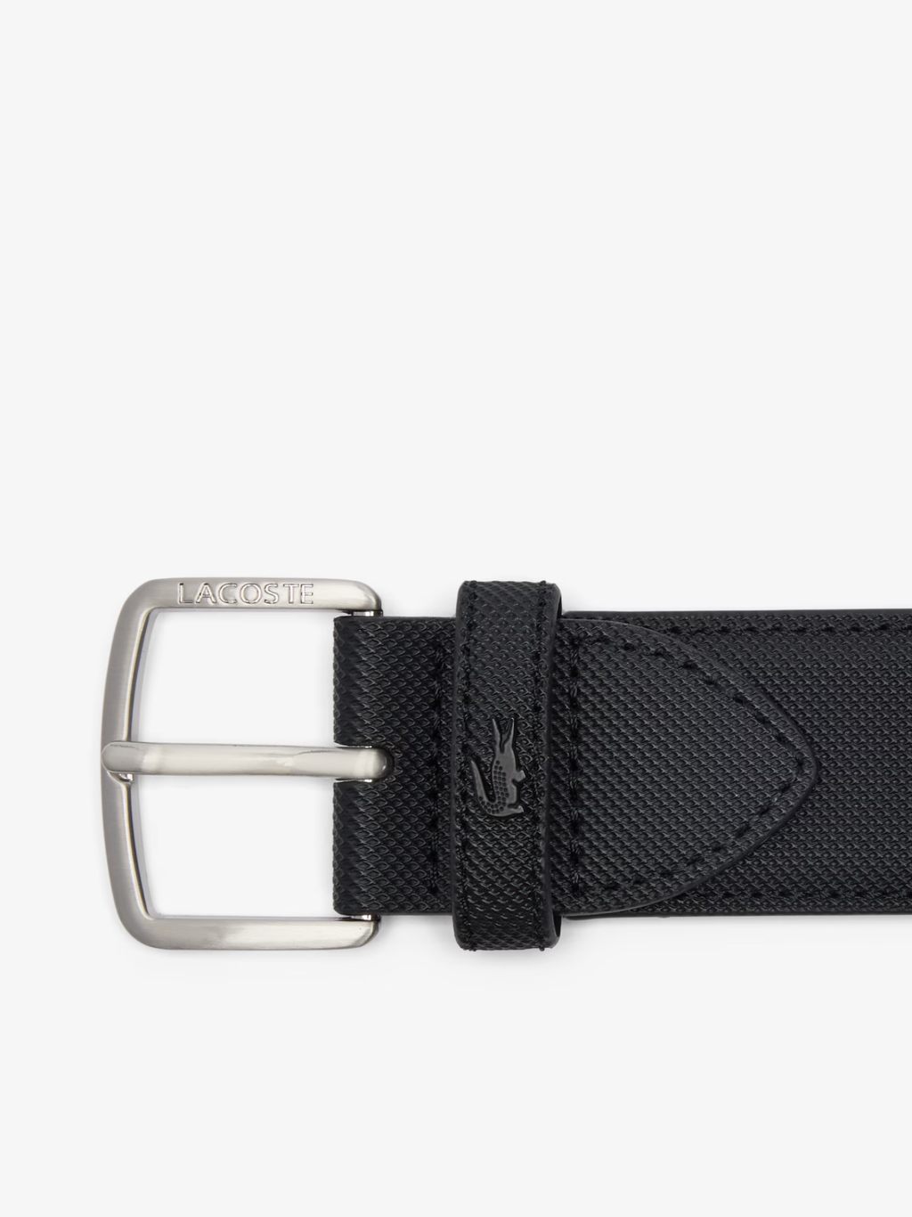 LACOSTE Petit Piqué Belt Black