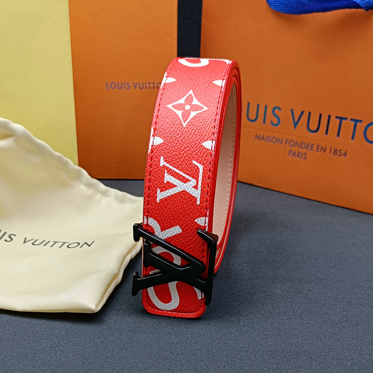 Fashion Colorful Red Love Belt