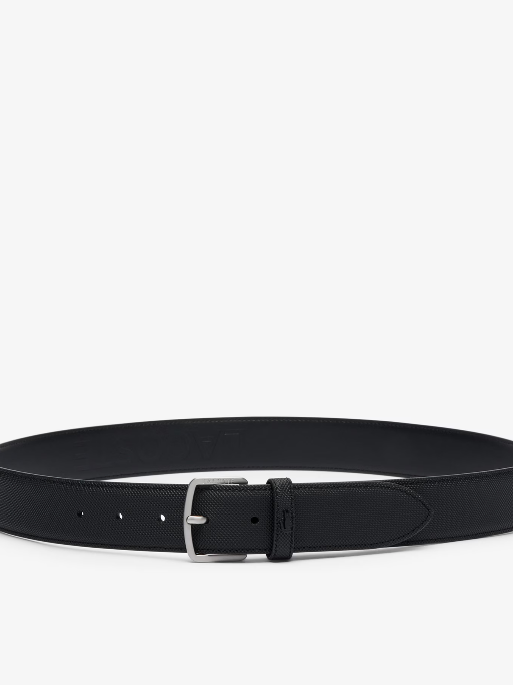 LACOSTE Petit Piqué Belt Black