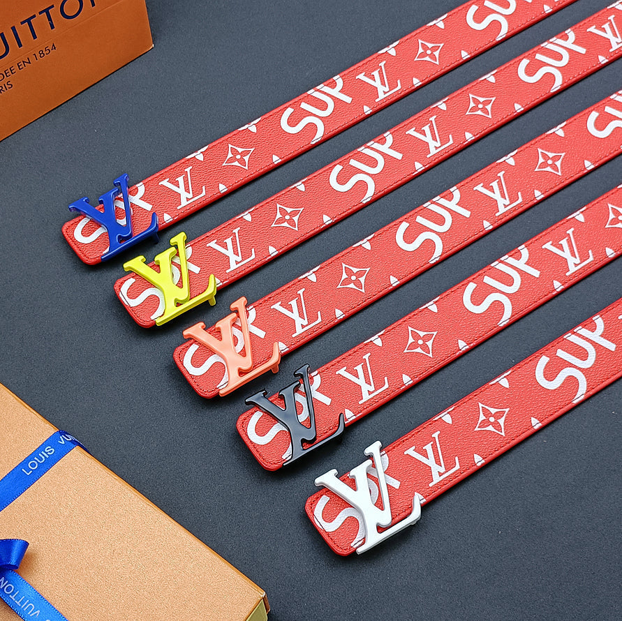 Fashion Colorful Red Love Belt