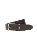 LACOSTE Smooth Leather Belt Brown