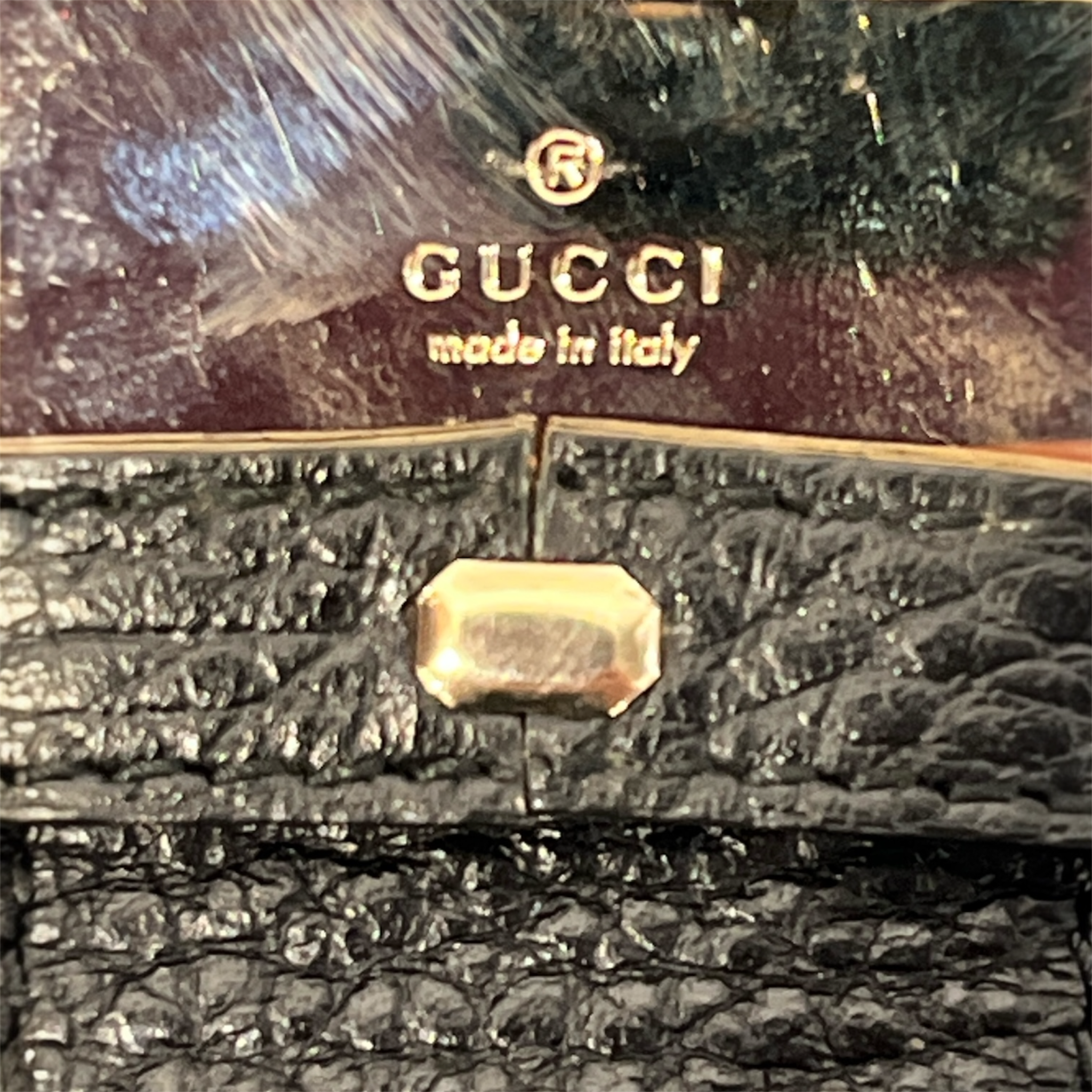 GUCCI/Belt/Leather/BLU/