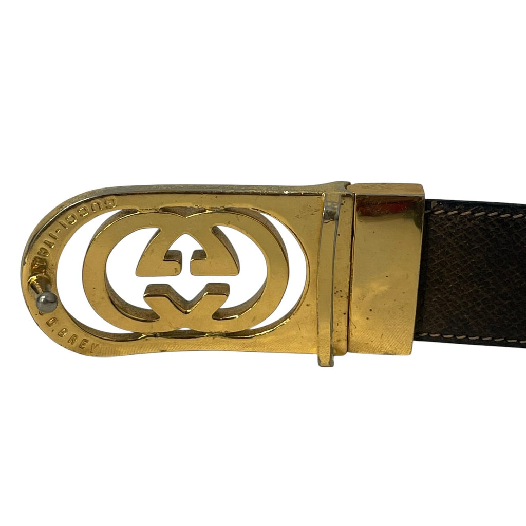 GUCCI/Belt/Leather/BLK/