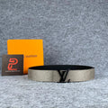 LV Initiales 40mm Reversible Belt ‘Light Grey’