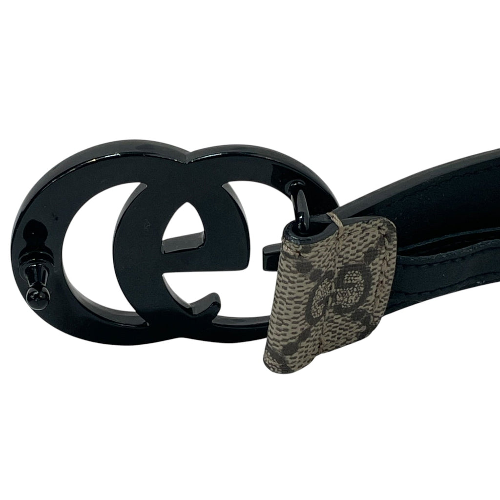 GUCCI/Belt/Monogram/Leather/BEG/M's/gg logo belt