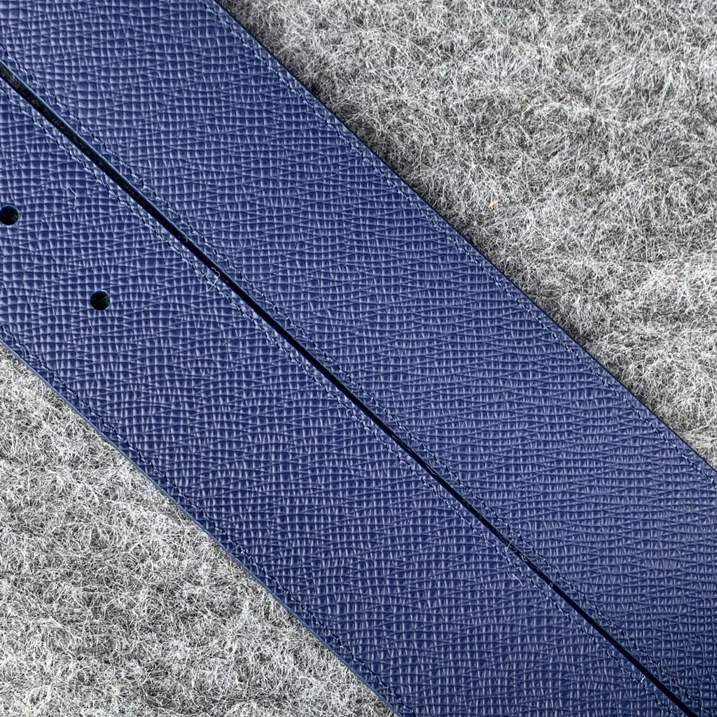 LV Initials 40mm Reversible Belt ‘Blue’