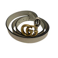 GUCCI/Belt/Leather/CRM/L's/GOLD GG BELT