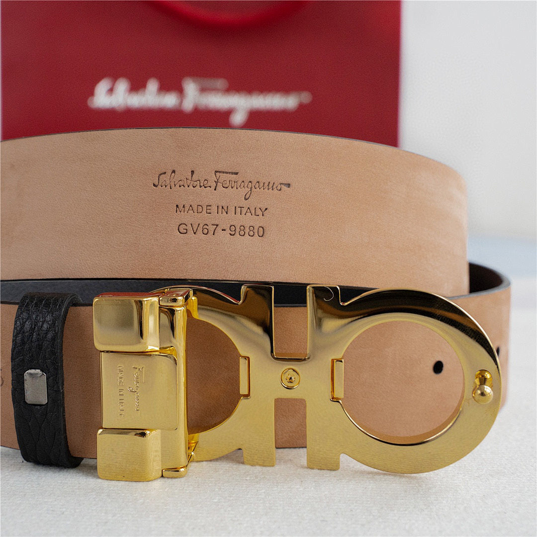 Ferragamo Classic Leather Belt
