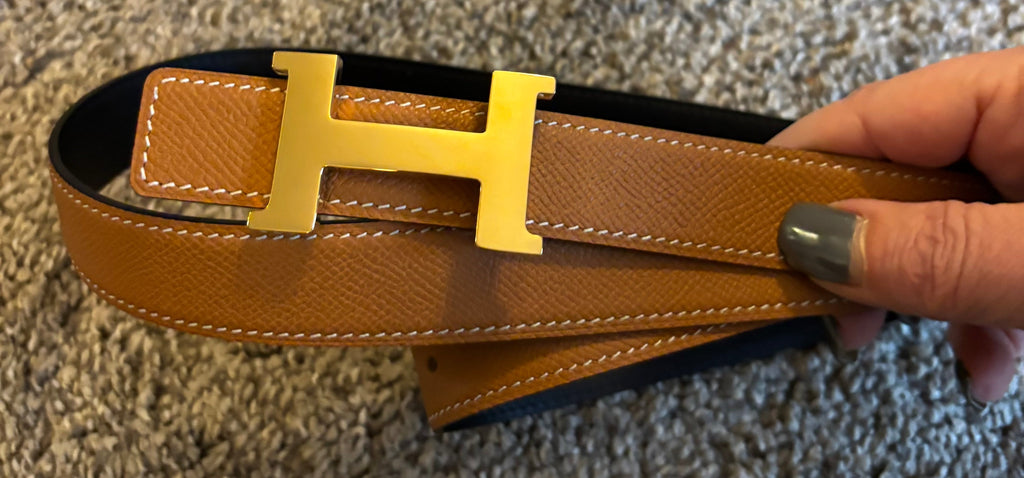 Hermes H Belt Reversible Brown/Black fits 31-33" | Hermès belt