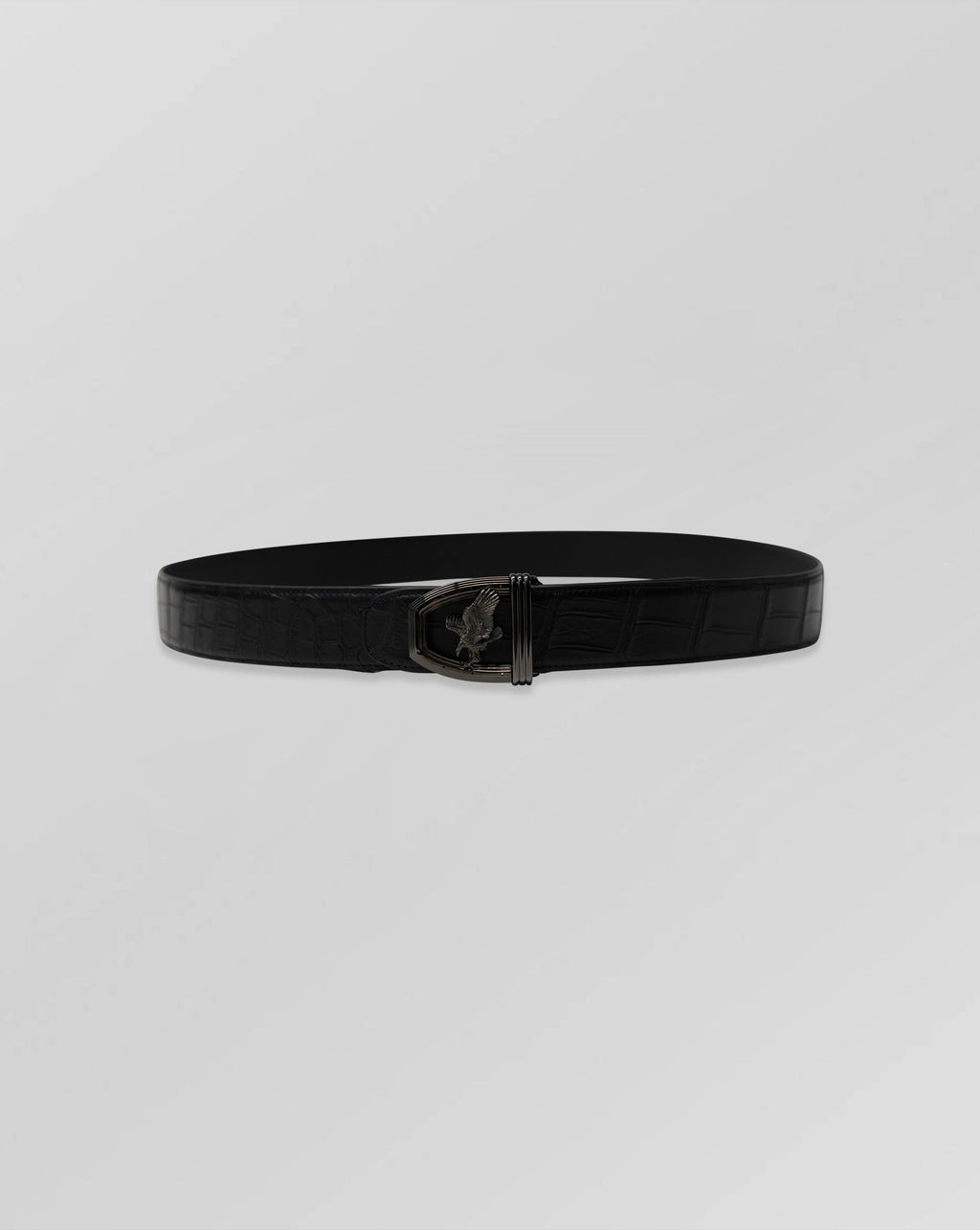 Stefano Ricci Crocodile Leather Belt Eagle Buckle