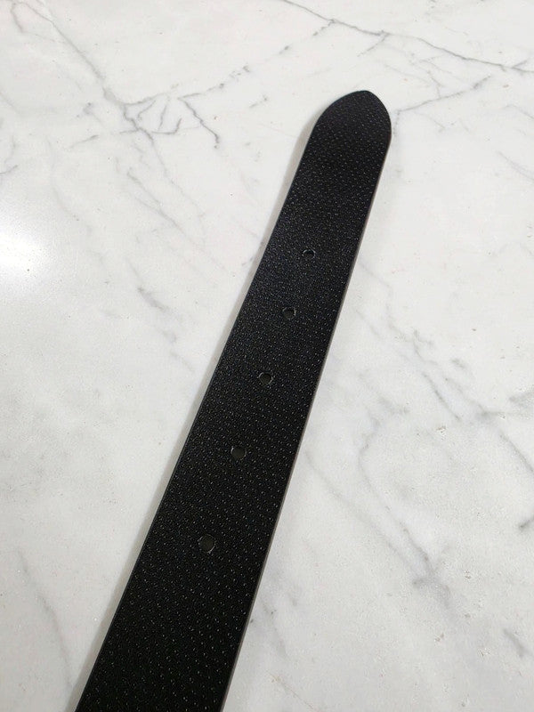 Lacoste Perforated Leather Belt Black RC4084 000