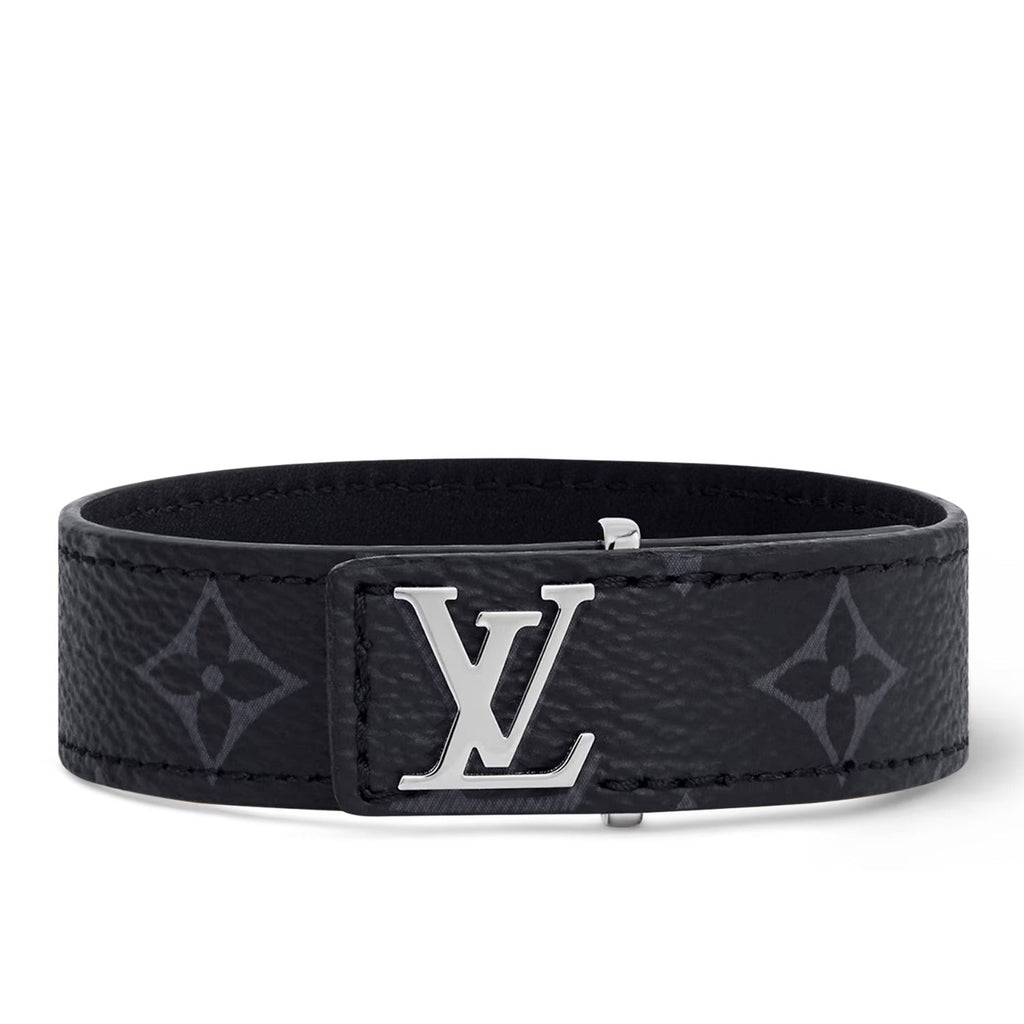 LV Slim Bracelet Monogram Eclipse Black by Louis Vuitton