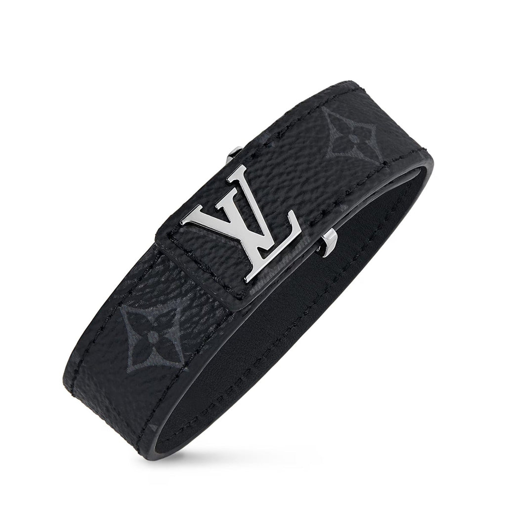 LV Slim Bracelet Monogram Eclipse Black by Louis Vuitton