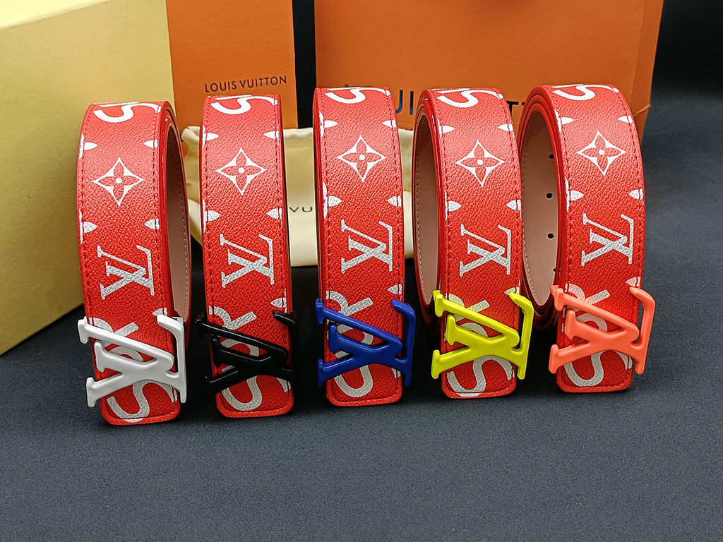 Fashion Colorful Red Love Belt