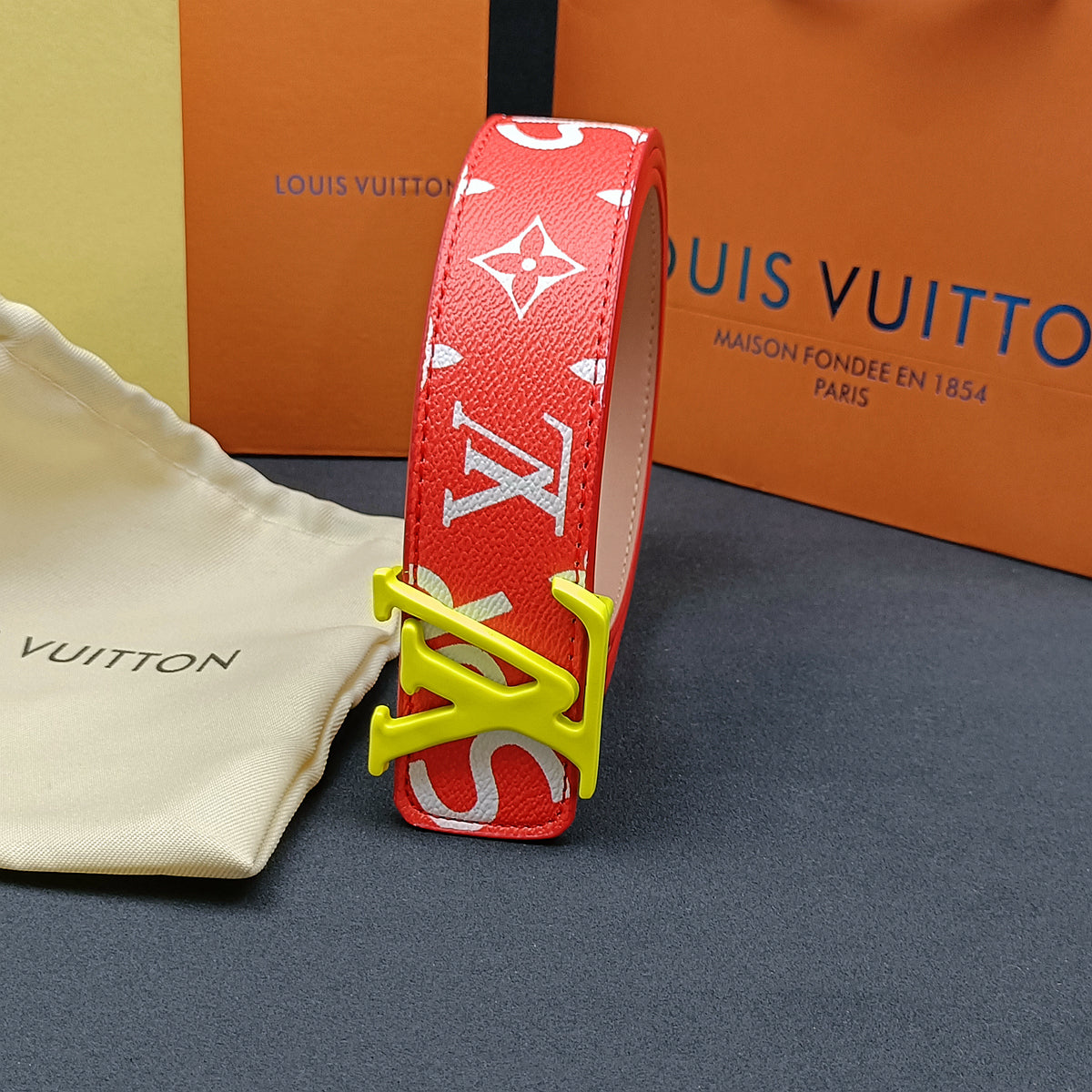 Fashion Colorful Red Love Belt