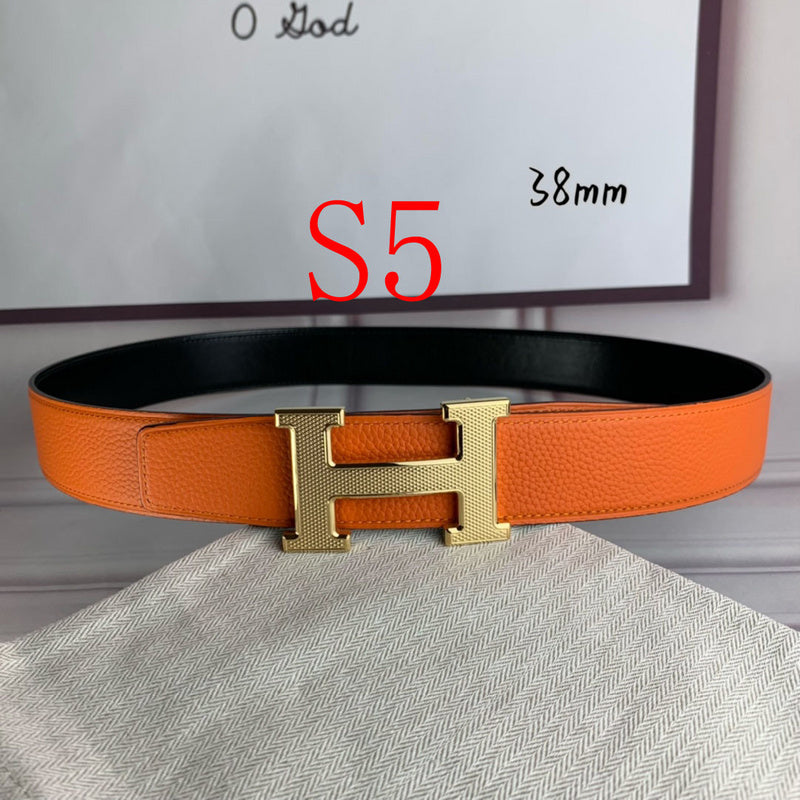 HBL3 Real leather 3.8CM 95-125CM Belt with all packing |Hermès belt