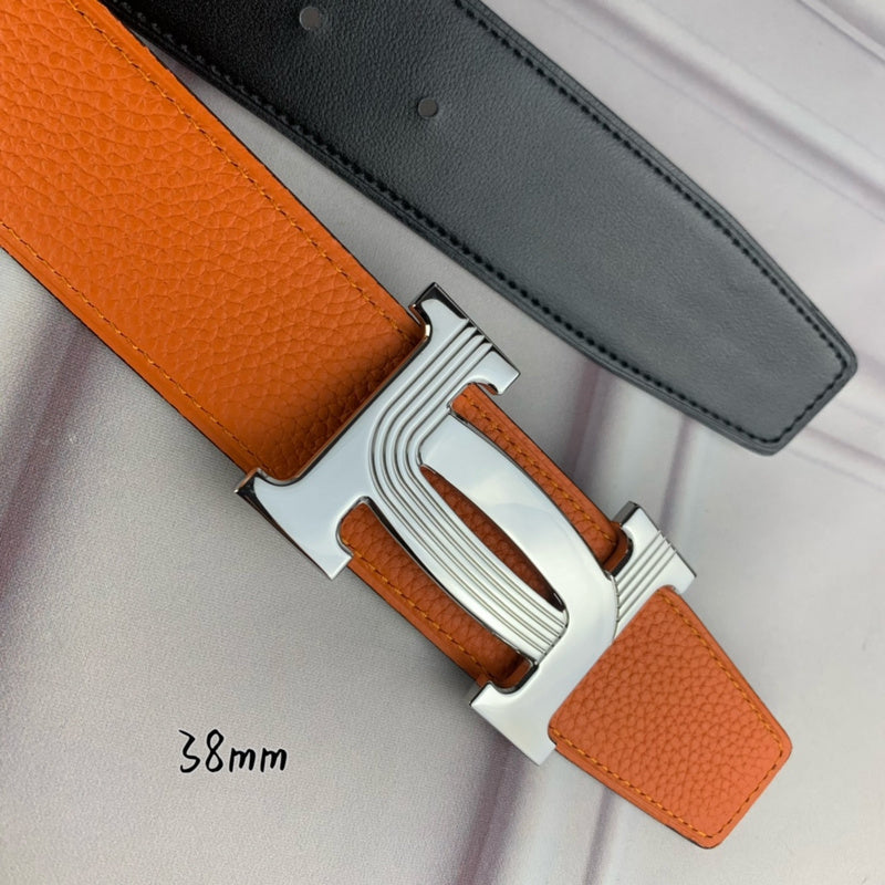 HBL5 Real leather 3.8CM 95-125CM Belt with all packing |Hermès belt