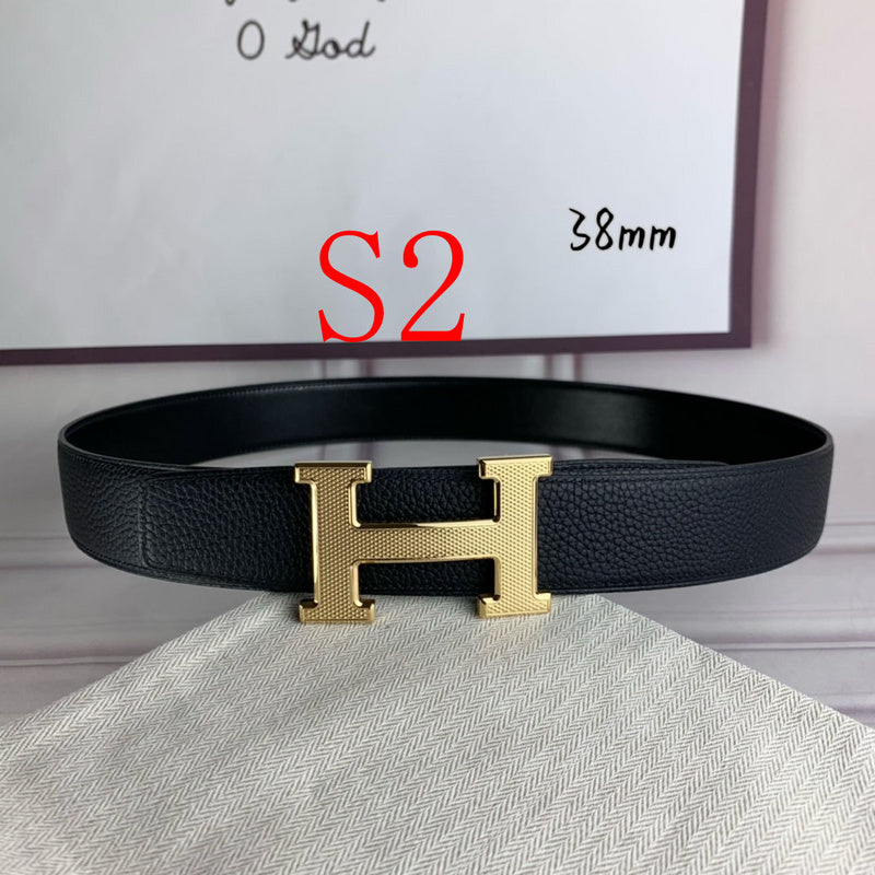 HBL3 Real leather 3.8CM 95-125CM Belt with all packing |Hermès belt