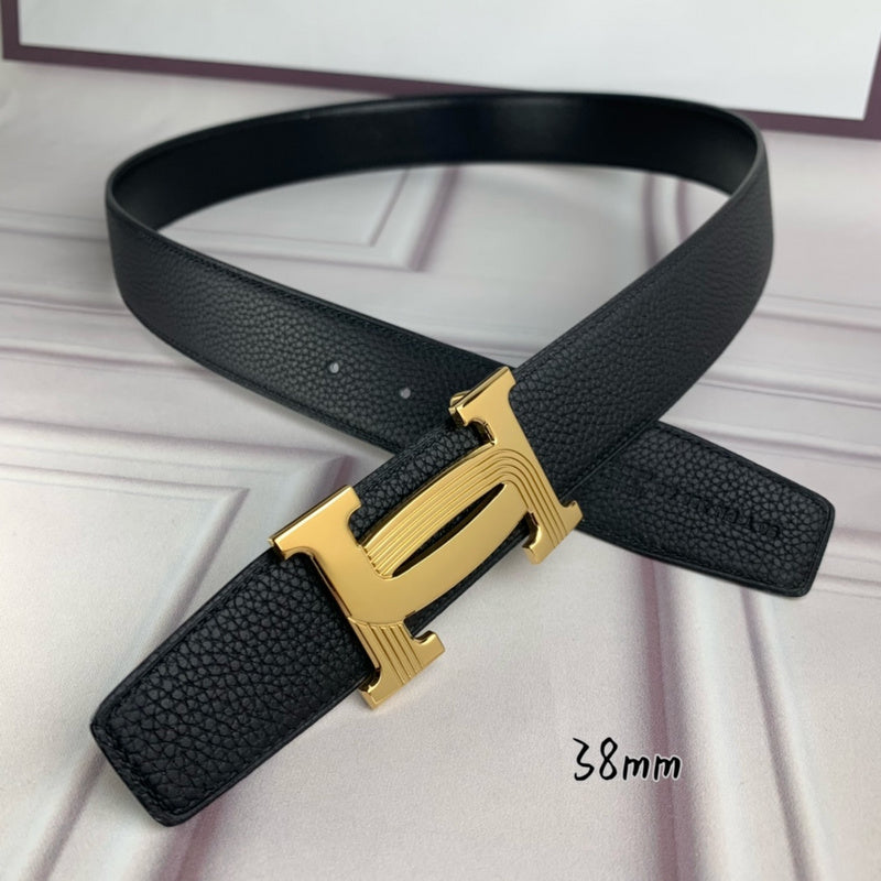 HBL5 Real leather 3.8CM 95-125CM Belt with all packing |Hermès belt
