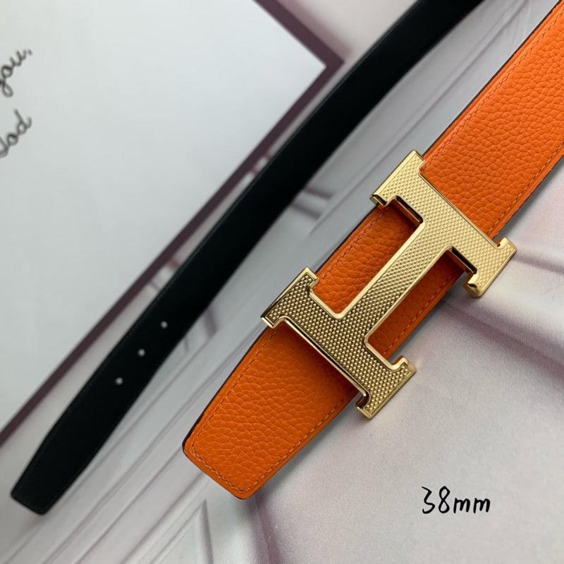 HBL3 Real leather 3.8CM 95-125CM Belt with all packing |Hermès belt