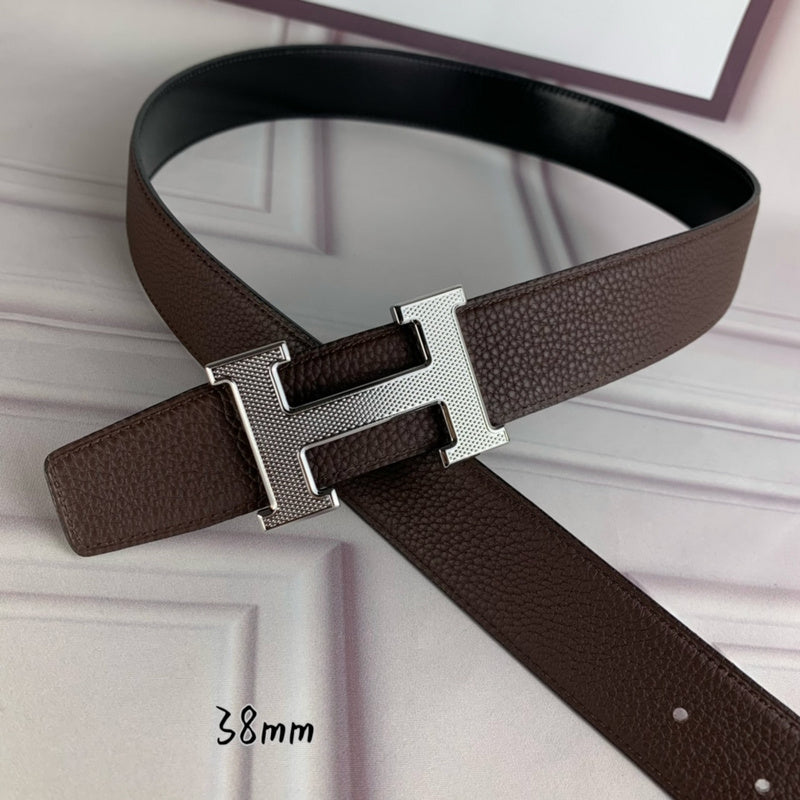 HBL3 Real leather 3.8CM 95-125CM Belt with all packing |Hermès belt