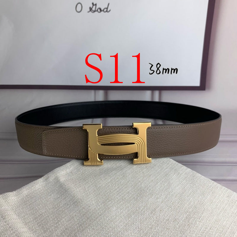 HBL5 Real leather 3.8CM 95-125CM Belt with all packing |Hermès belt