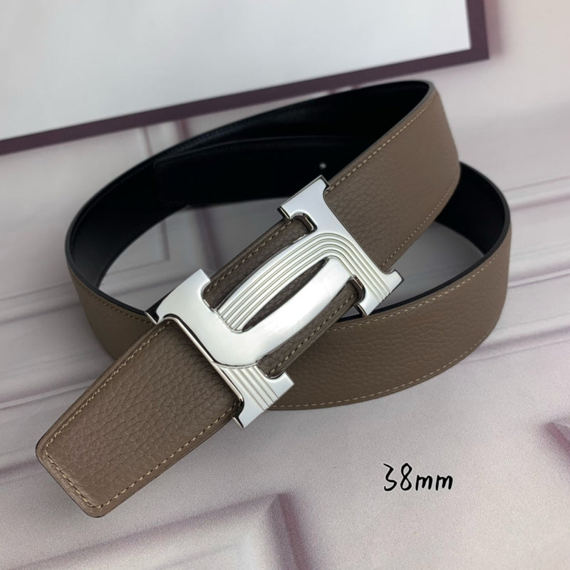HBL5 Real leather 3.8CM 95-125CM Belt with all packing |Hermès belt