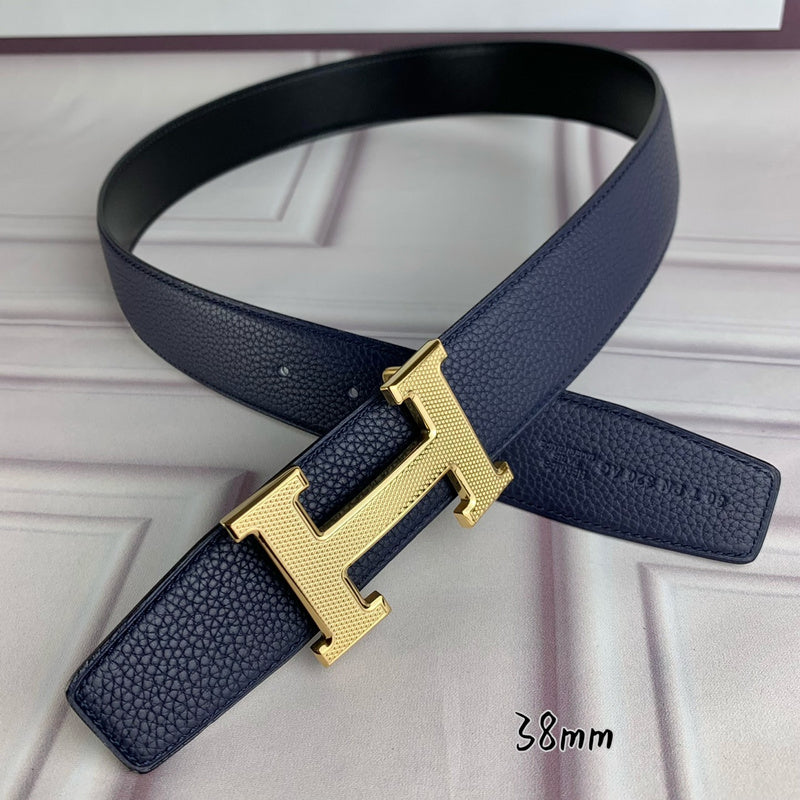 HBL3 Real leather 3.8CM 95-125CM Belt with all packing |Hermès belt