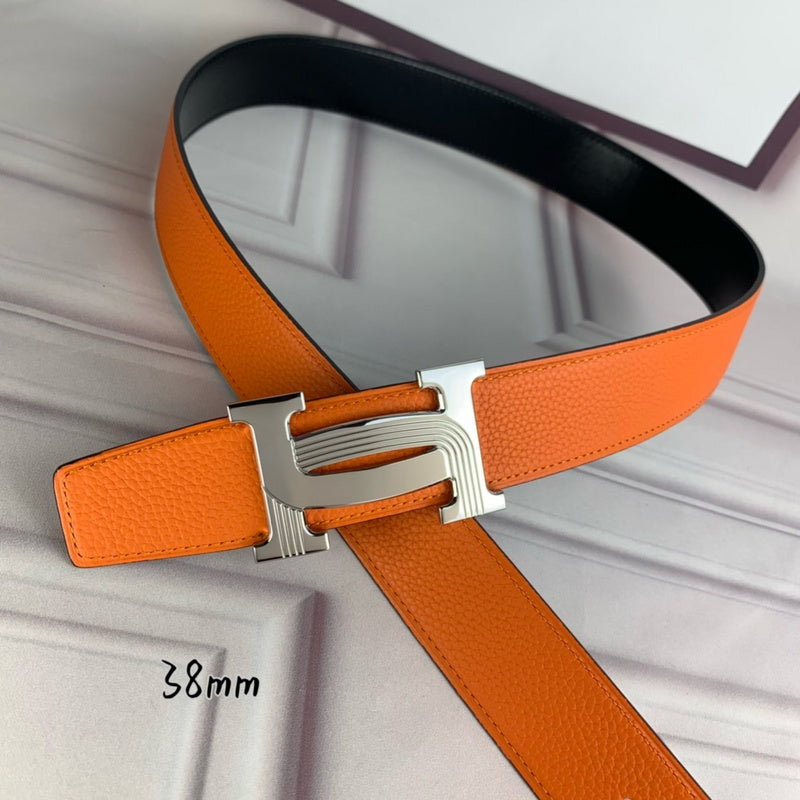 HBL5 Real leather 3.8CM 95-125CM Belt with all packing |Hermès belt