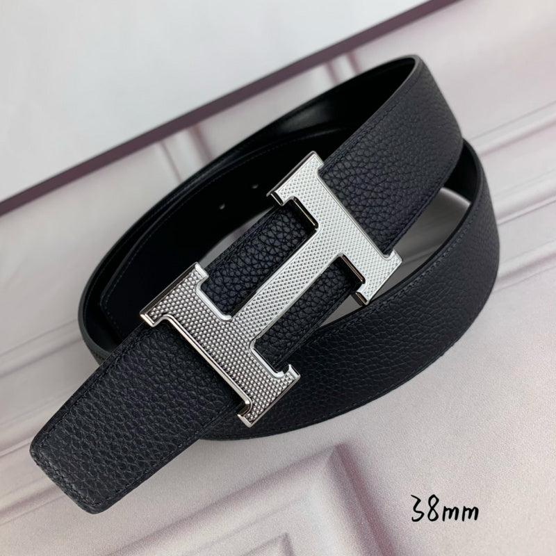 HBL3 Real leather 3.8CM 95-125CM Belt with all packing |Hermès belt