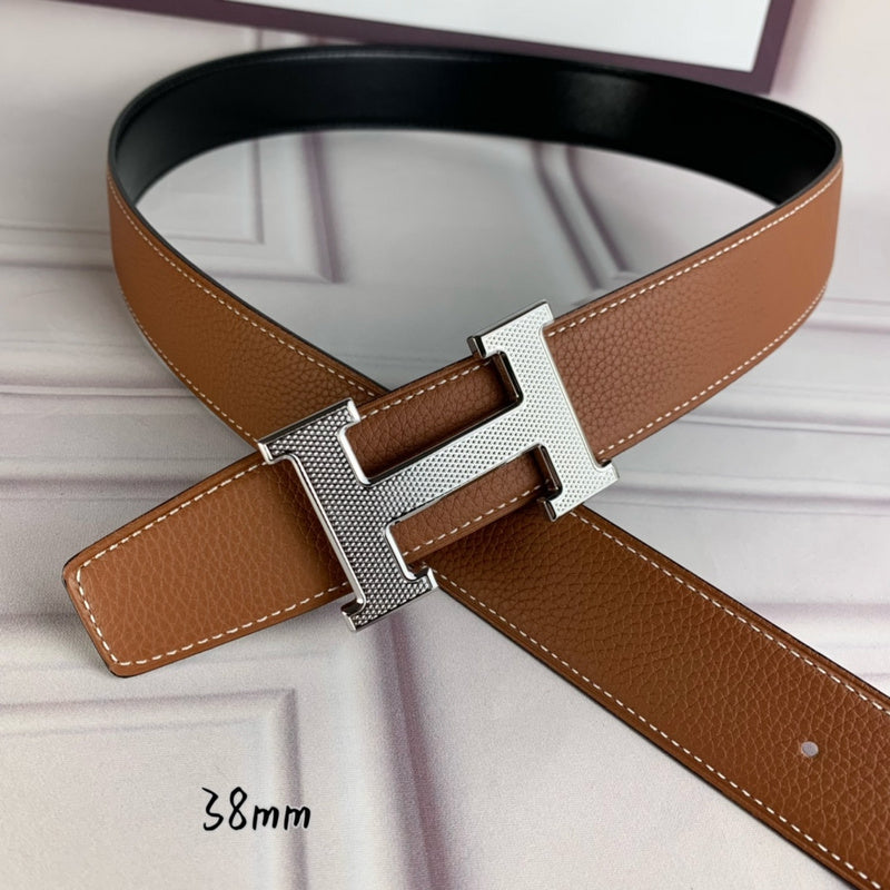 HBL3 Real leather 3.8CM 95-125CM Belt with all packing |Hermès belt
