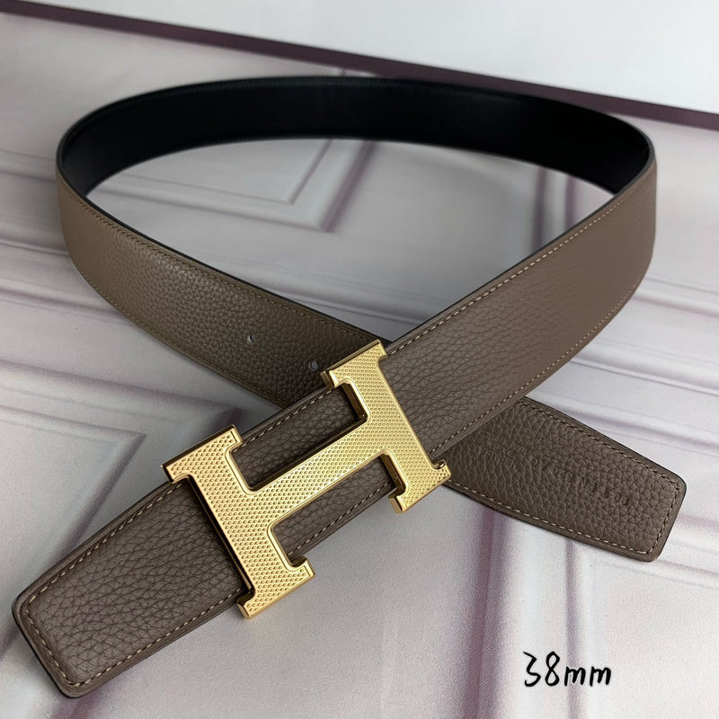 HBL3 Real leather 3.8CM 95-125CM Belt with all packing |Hermès belt