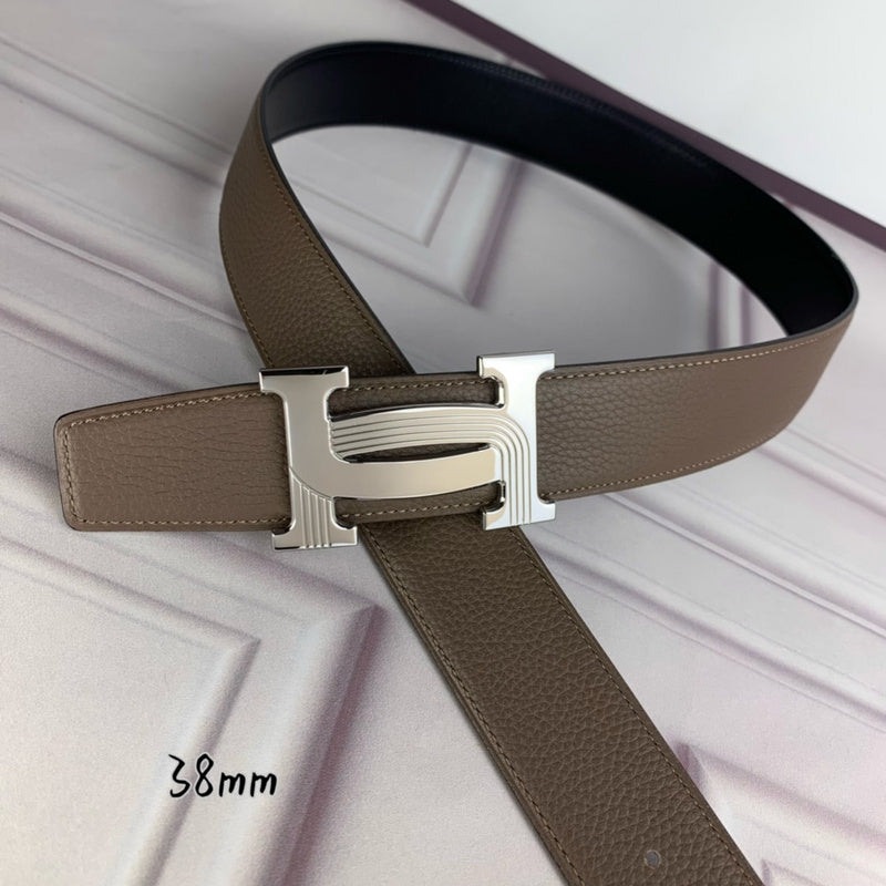 HBL5 Real leather 3.8CM 95-125CM Belt with all packing |Hermès belt