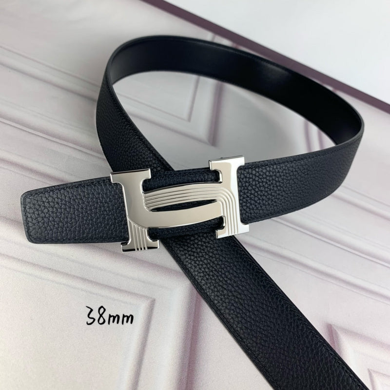 HBL5 Real leather 3.8CM 95-125CM Belt with all packing |Hermès belt