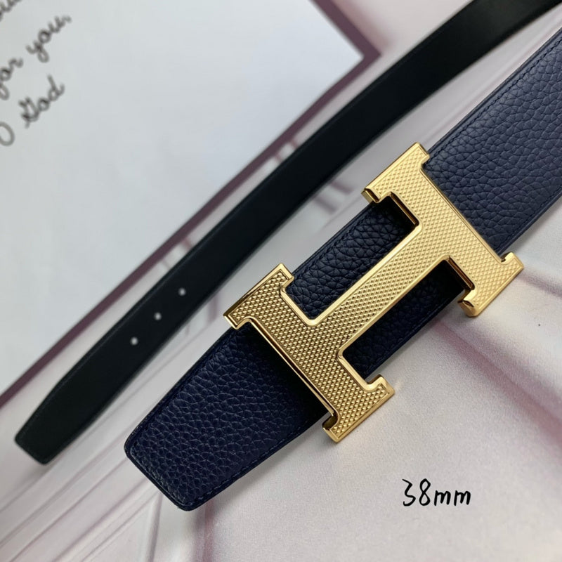 HBL3 Real leather 3.8CM 95-125CM Belt with all packing |Hermès belt