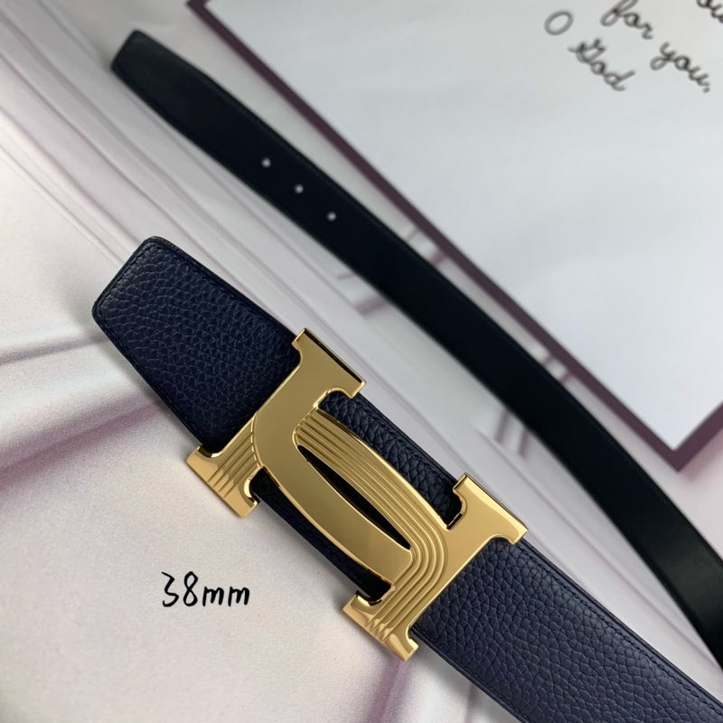 HBL5 Real leather 3.8CM 95-125CM Belt with all packing |Hermès belt