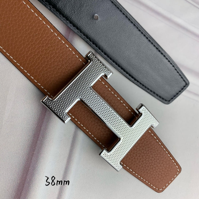 HBL3 Real leather 3.8CM 95-125CM Belt with all packing |Hermès belt