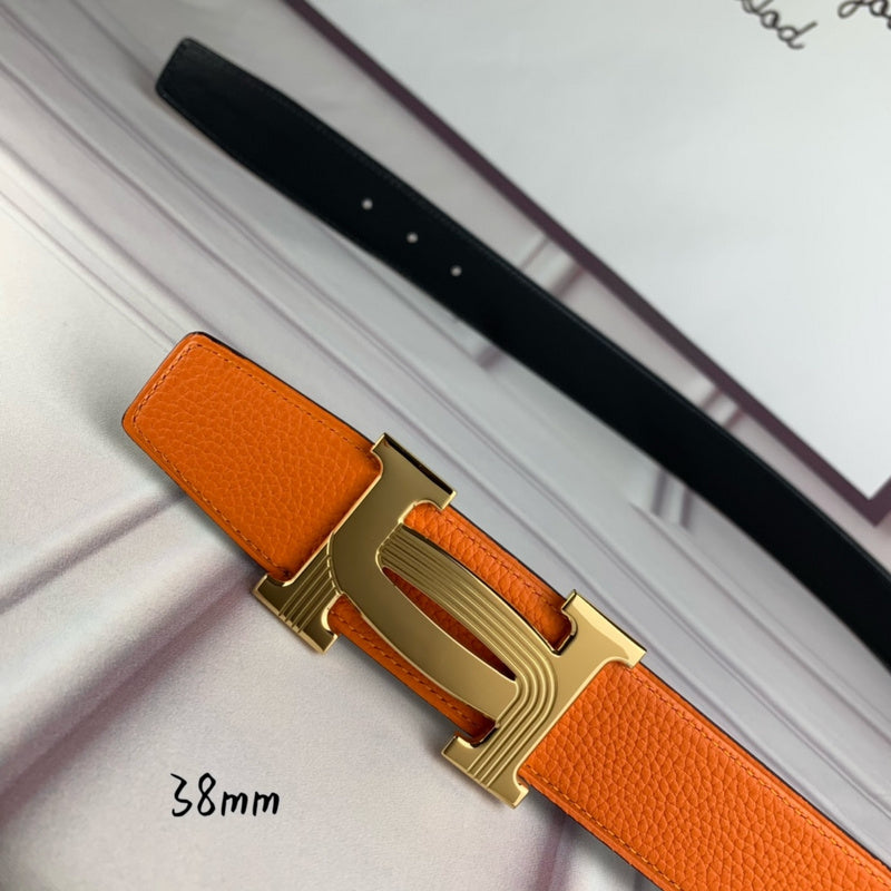 HBL5 Real leather 3.8CM 95-125CM Belt with all packing |Hermès belt